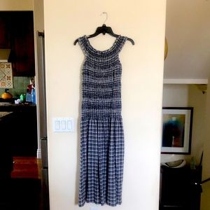 MIDI off shoulder/on shoulder max studio London blue dress